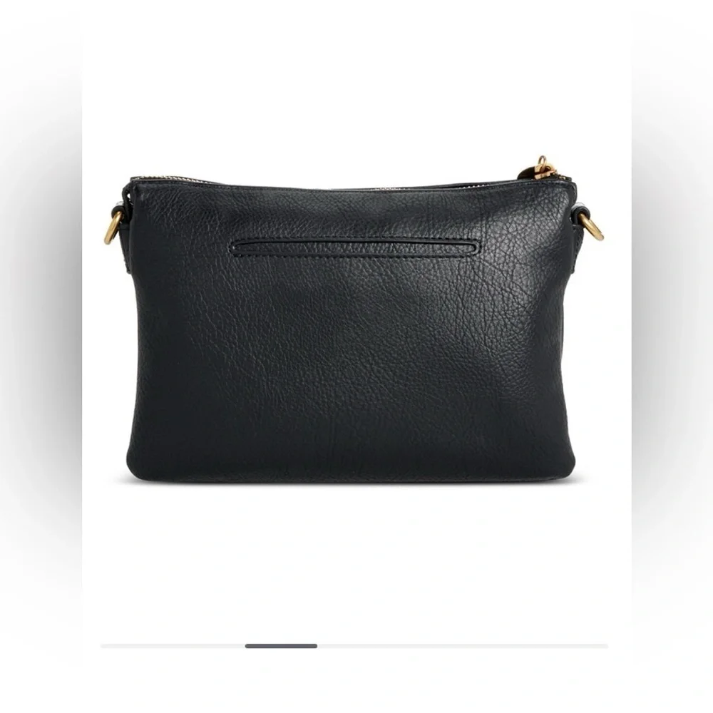Style&Co.Double Compartment Crossbody bag in PVC leather with gold-tone hardware